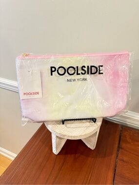 Poolside New York Pink & Yellow Ombre Cosmetic Pouch